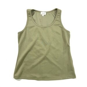 P Cill Ada Tank Top Green Super Soft Modal Blend